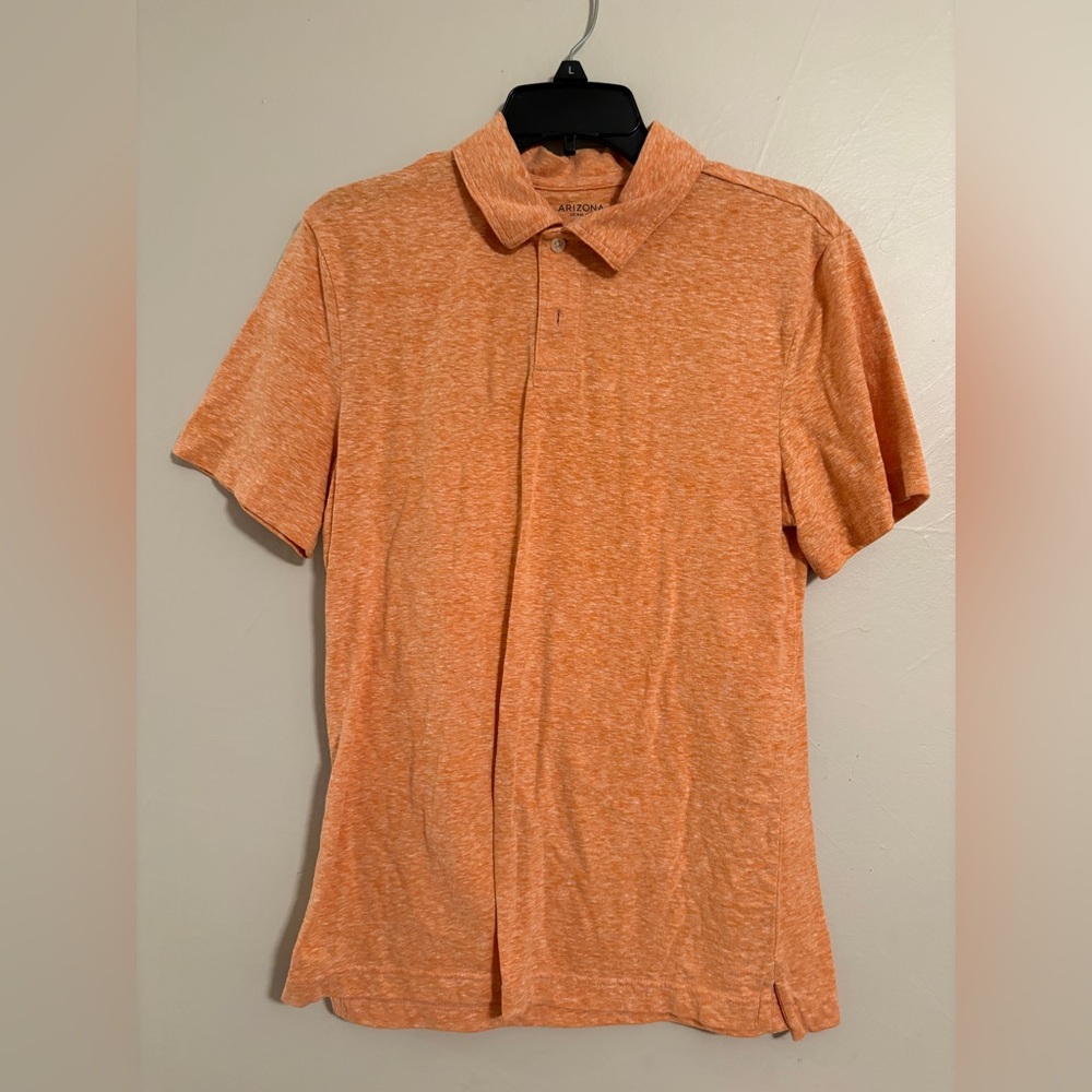 Arizona Jean Company Men's Vibrant Orange Polo